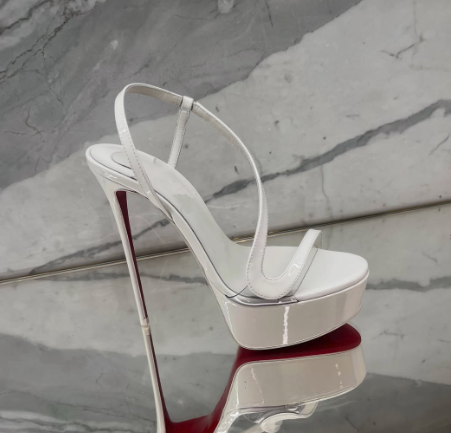 Summer Clothing For Petite Women - Metallic leather platform stilettos sandals sexy