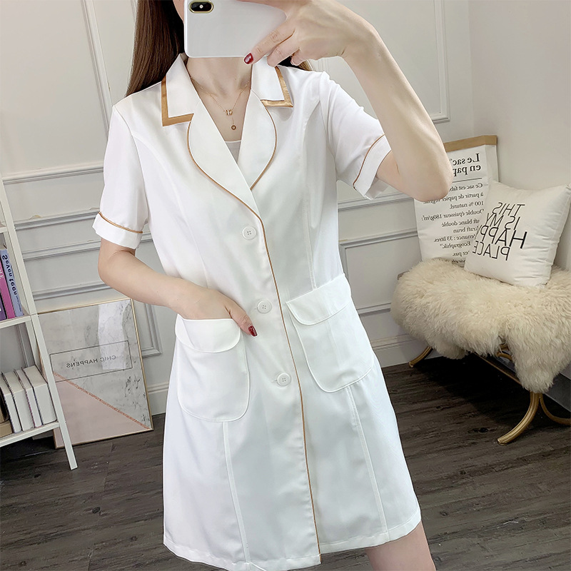Summer Clothing Work - Beauty Salon Overalls Female Doctor Beautician