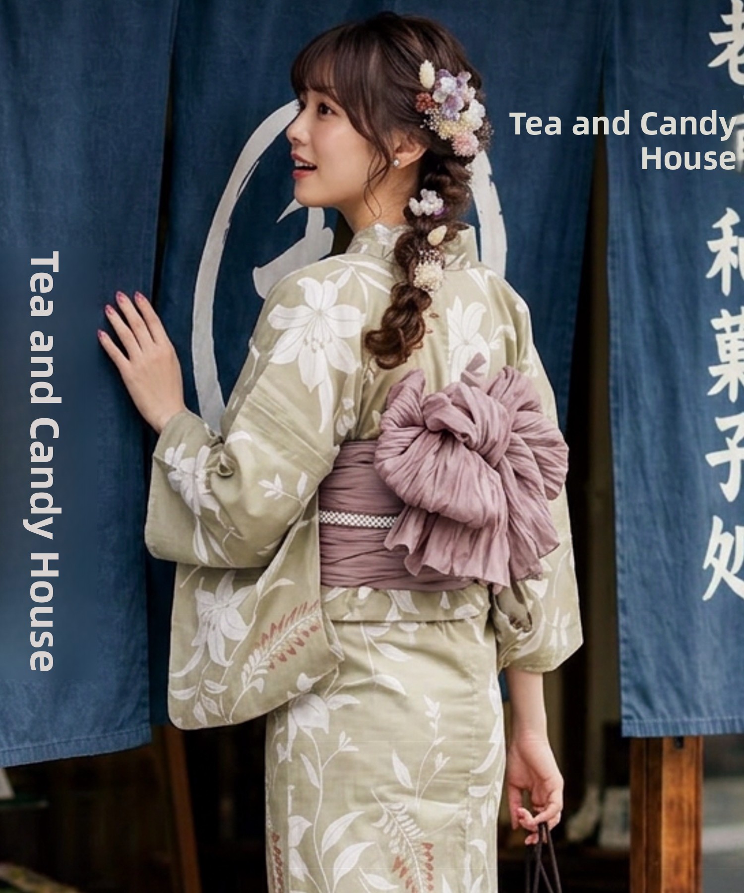 Summer Clothing Long Sleeve - Traditional Yukata Kimono Cotton Linen Material