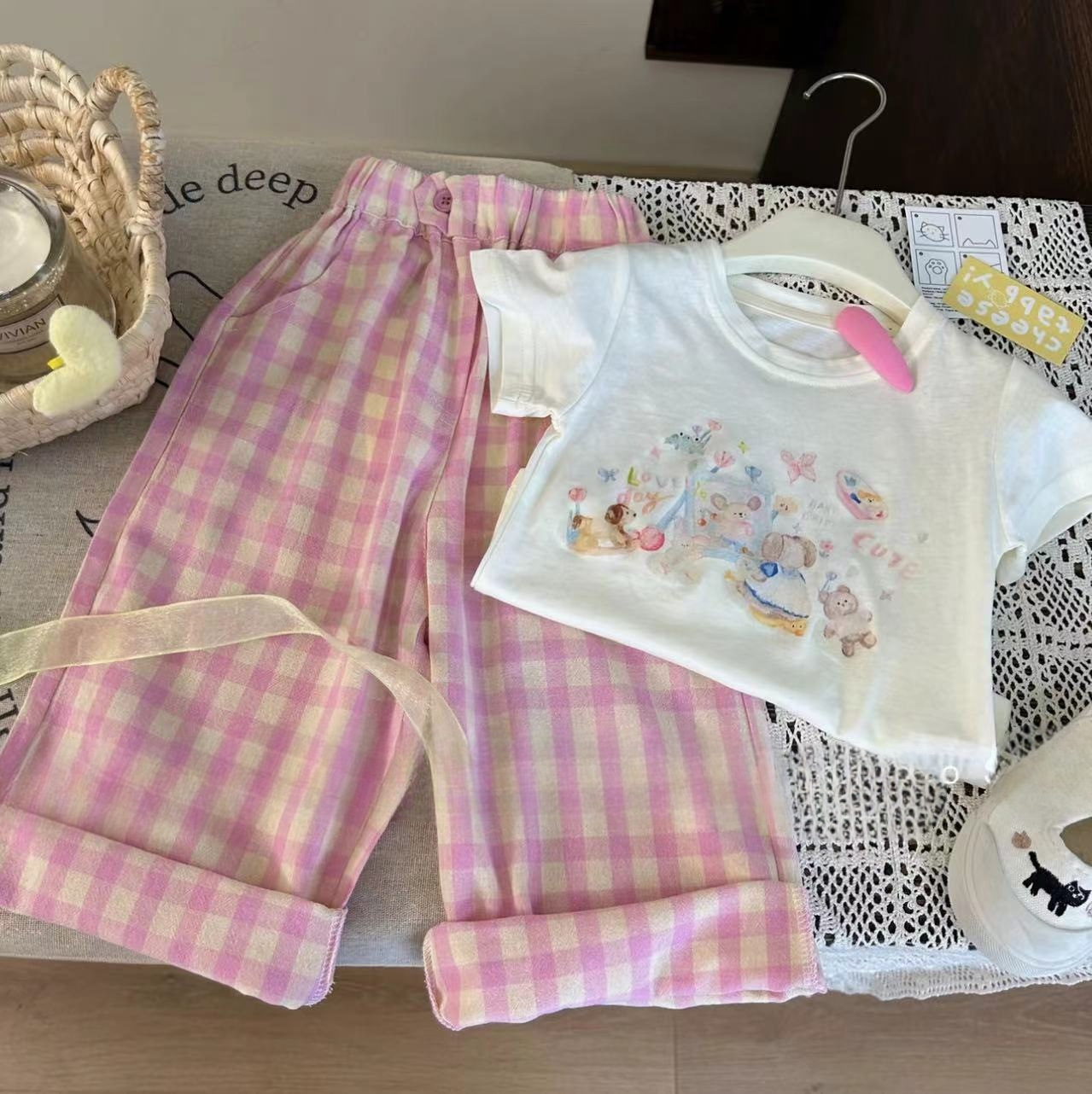 Summer Clothing Boutiques - Children's Clothing Sets Animal Print Short-sleeved
