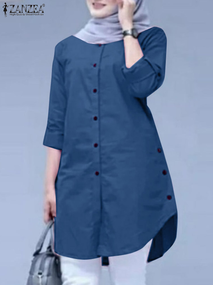 Summer Clothing Hijab - 2026 ZANZEA Spring Shirt Fashion Women