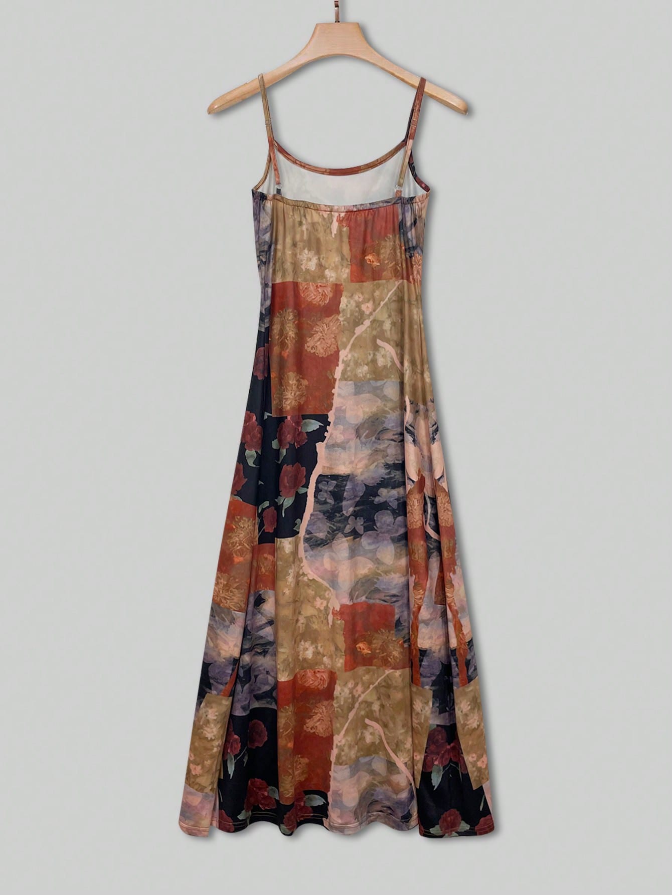 Women's Vintage Patchwork Flor - đánh giá và giá Sundress Midi Floral