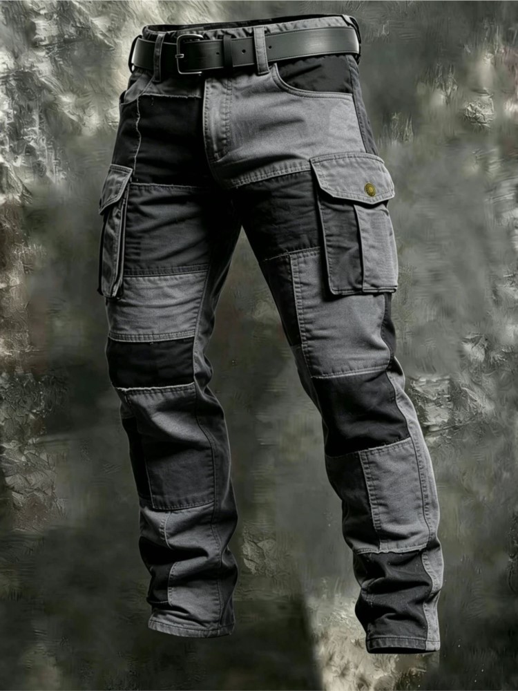 Cotton Men Cargo Pants Khaki C - đánh giá và giá Summer Clothing Work