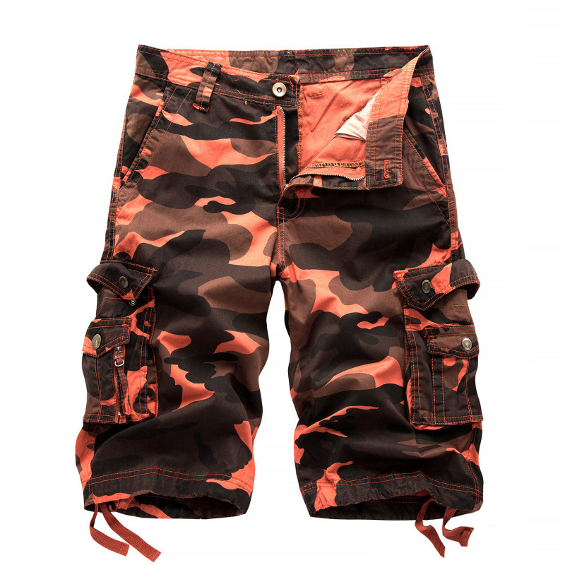 Men's Blue Camouflage Knee-len - đánh giá và giá Summer Clothing Work