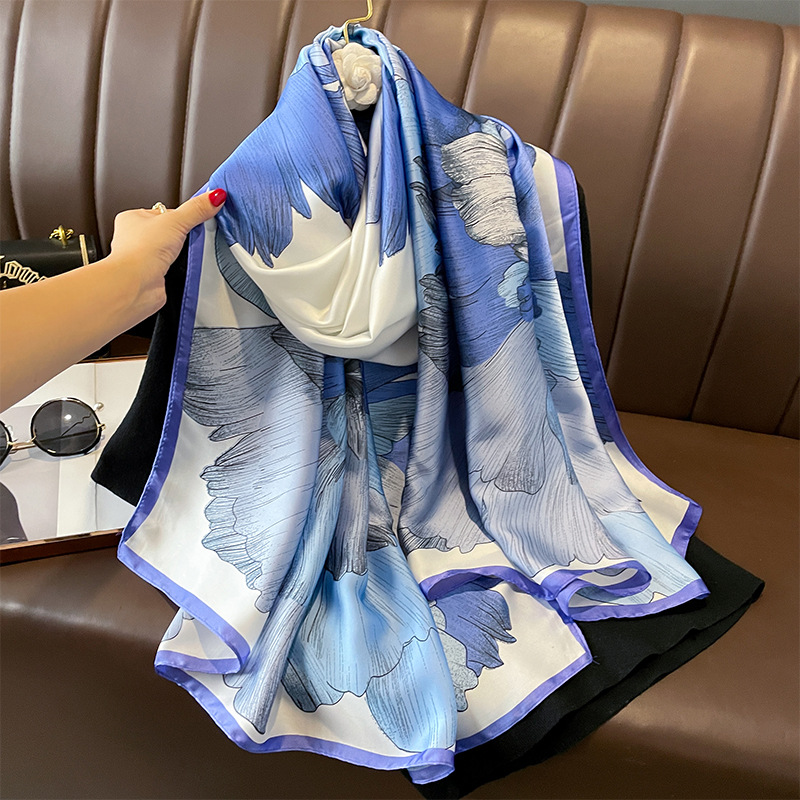 2023 Spain Luxury Silk Scarf B - đánh giá và giá Summer Clothing Hijab