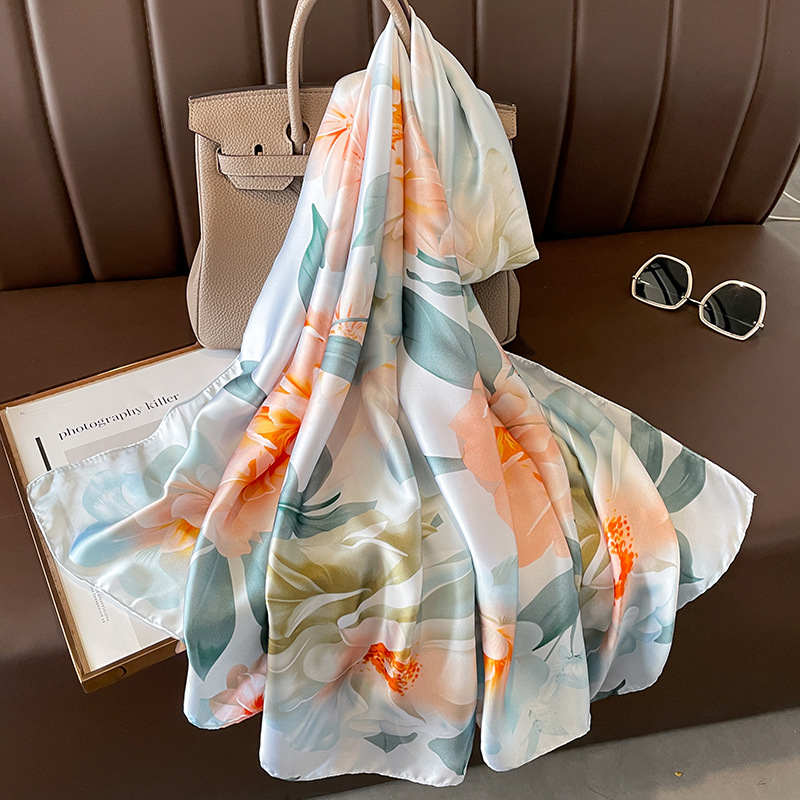 2023 Spain Luxury Silk Scarf B - đánh giá và giá Summer Clothing Hijab