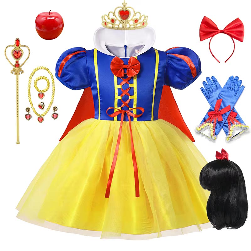 Snow White Princess Dress Kids - đánh giá và giá Summer Kids Clothing