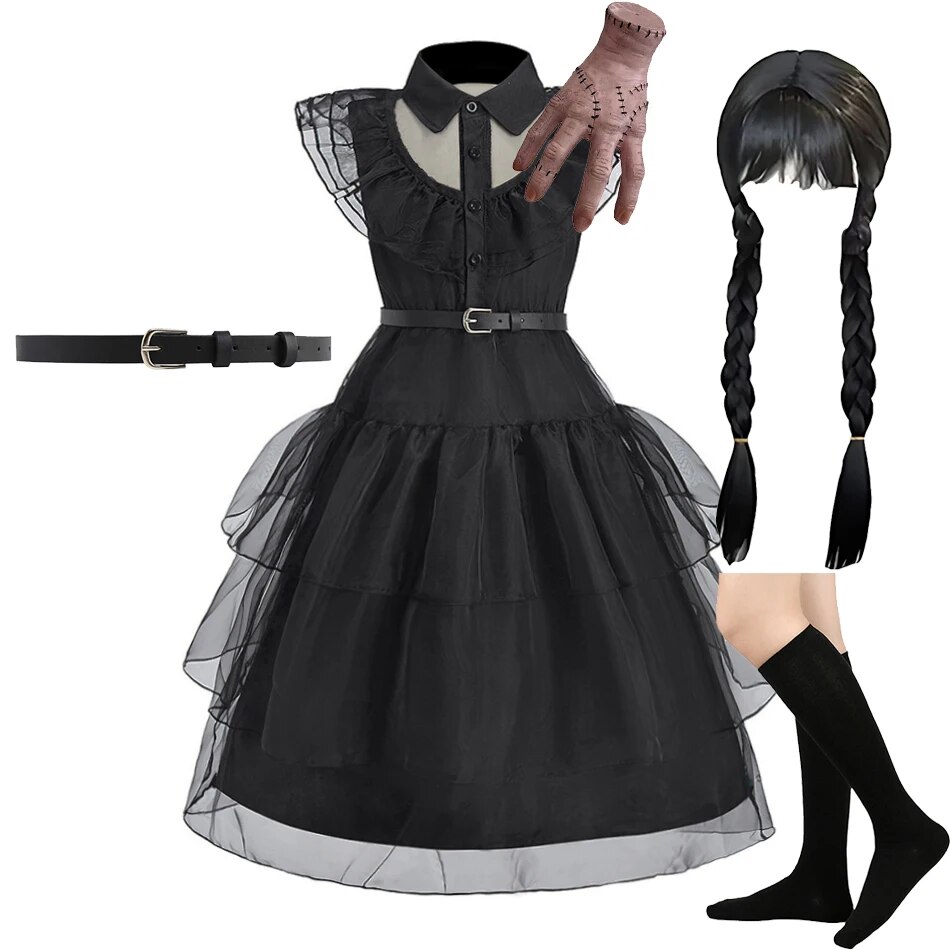 Girl Costume Kids Cosplay Blac - đánh giá và giá Summer Kids Clothing