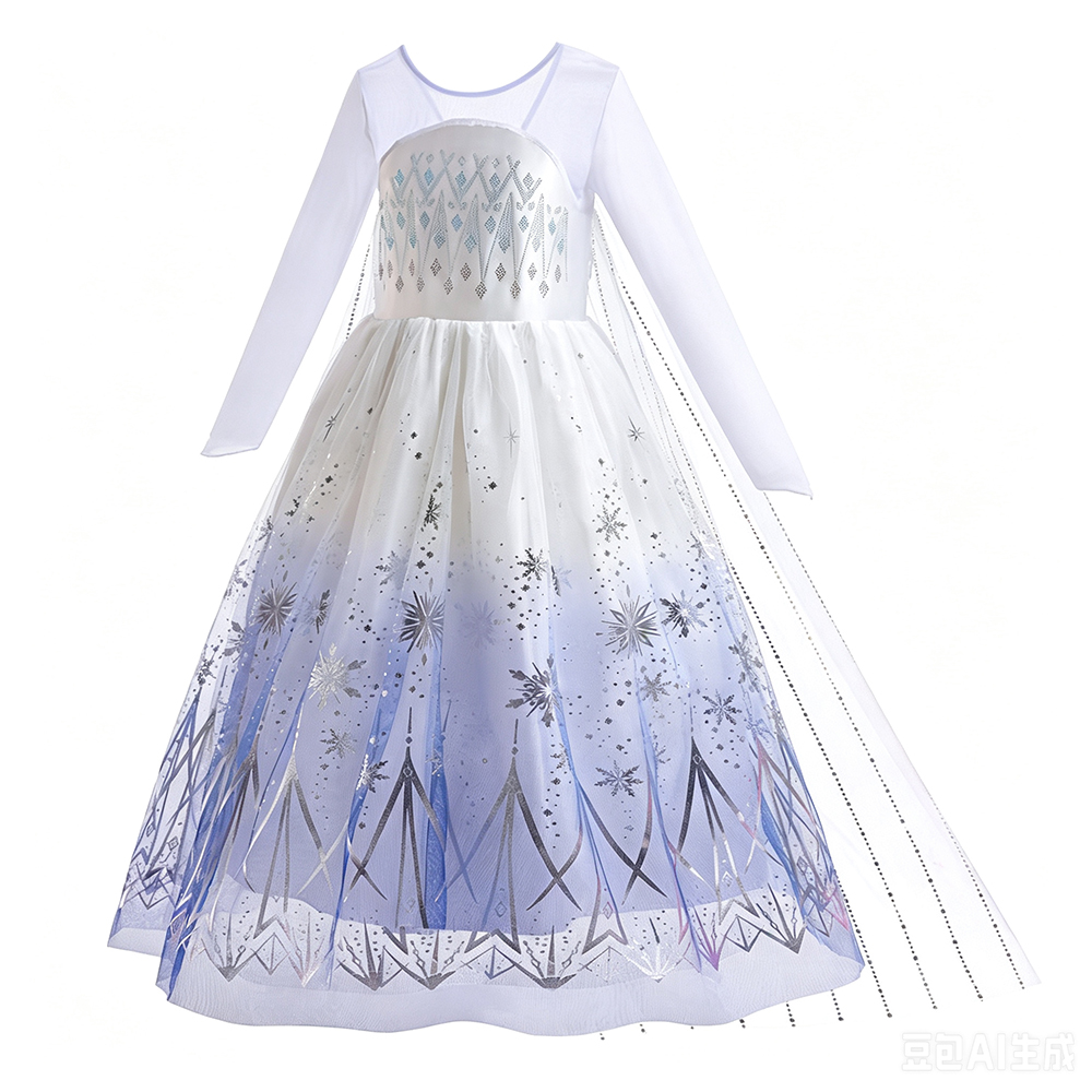 White Elsa Dresses Girls Birth - đánh giá và giá Summer Kids Clothing