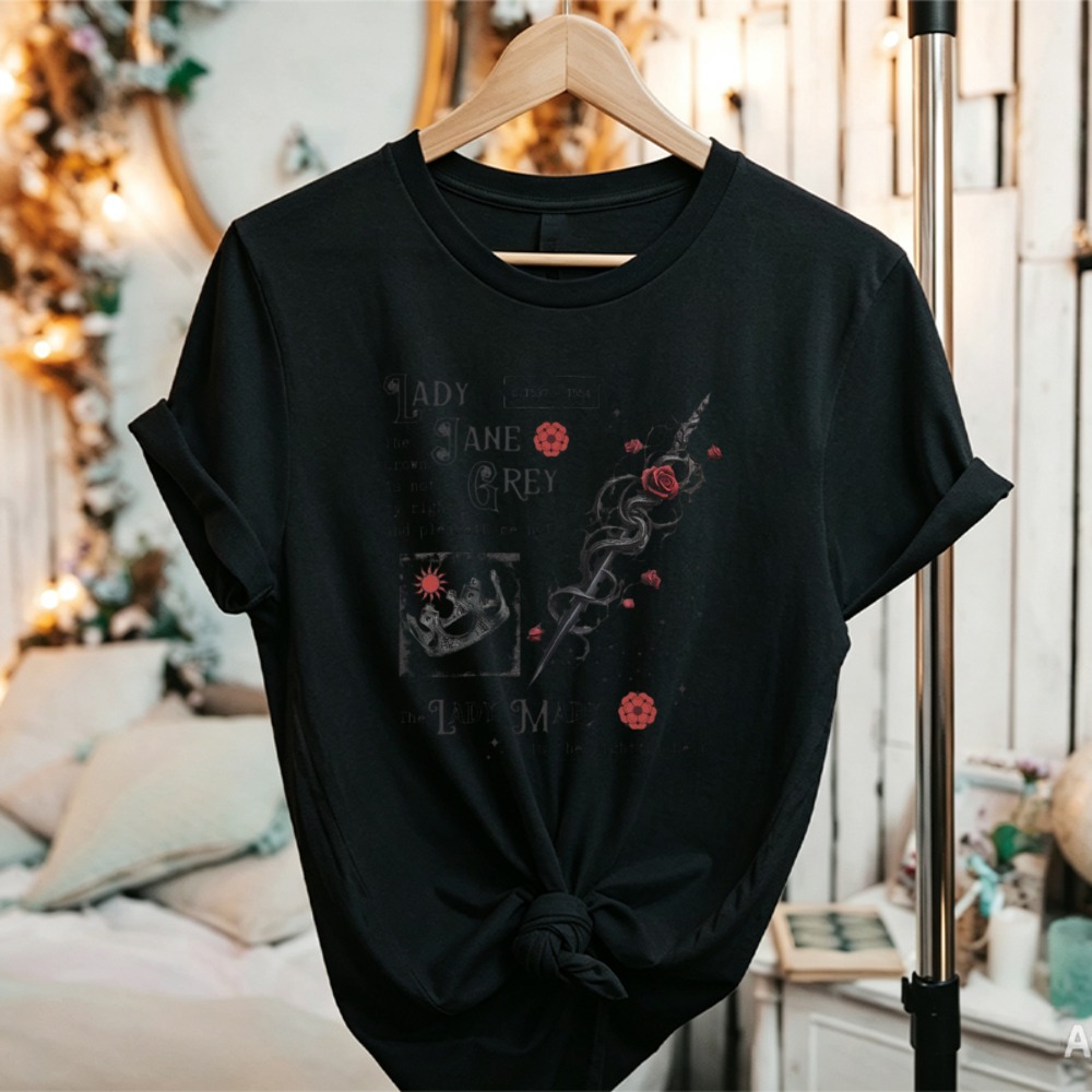 Lady Jane Grey Tshirt Academia - đánh giá và giá Summer Renaissance Clothing