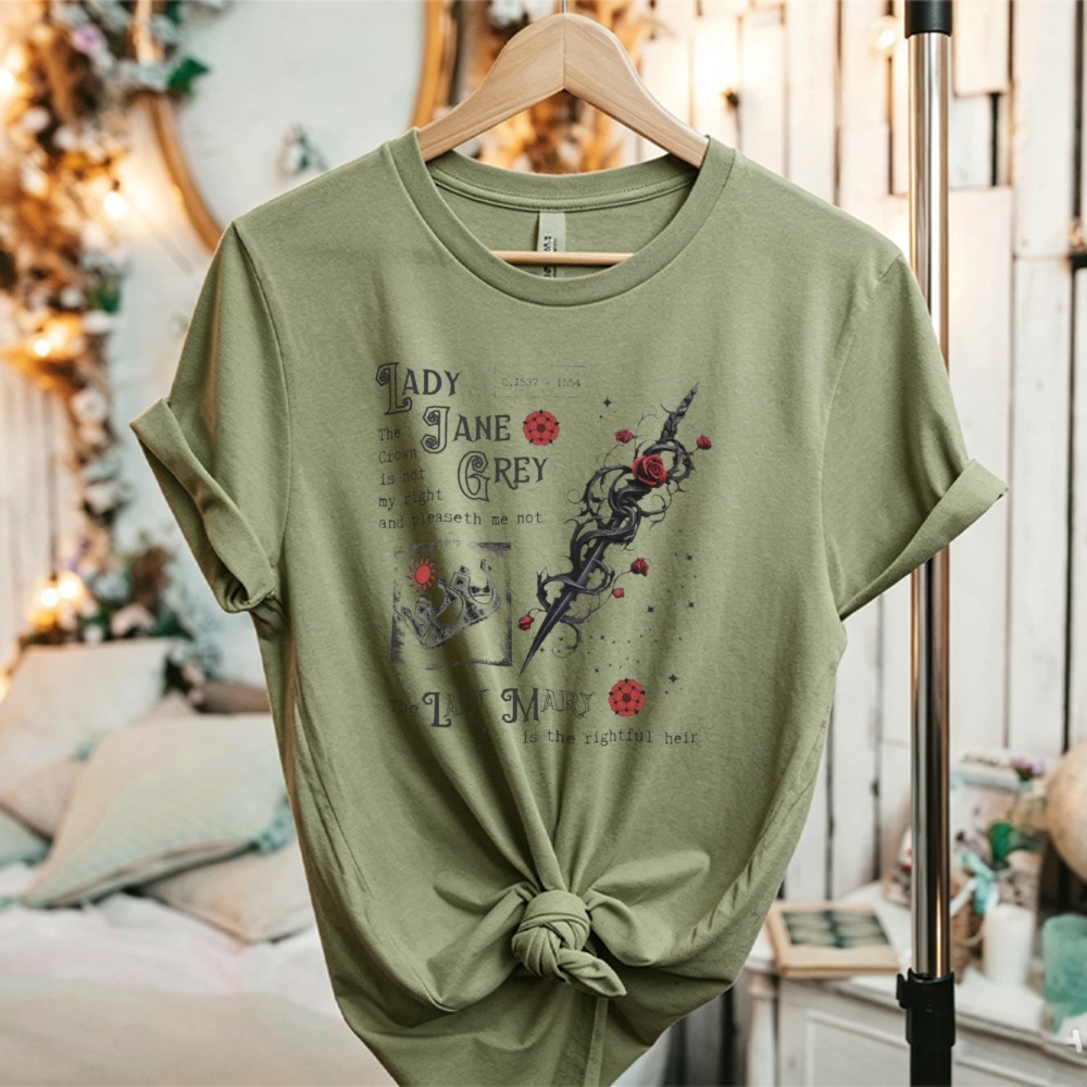 Lady Jane Grey Tshirt Academia - đánh giá và giá Summer Renaissance Clothing