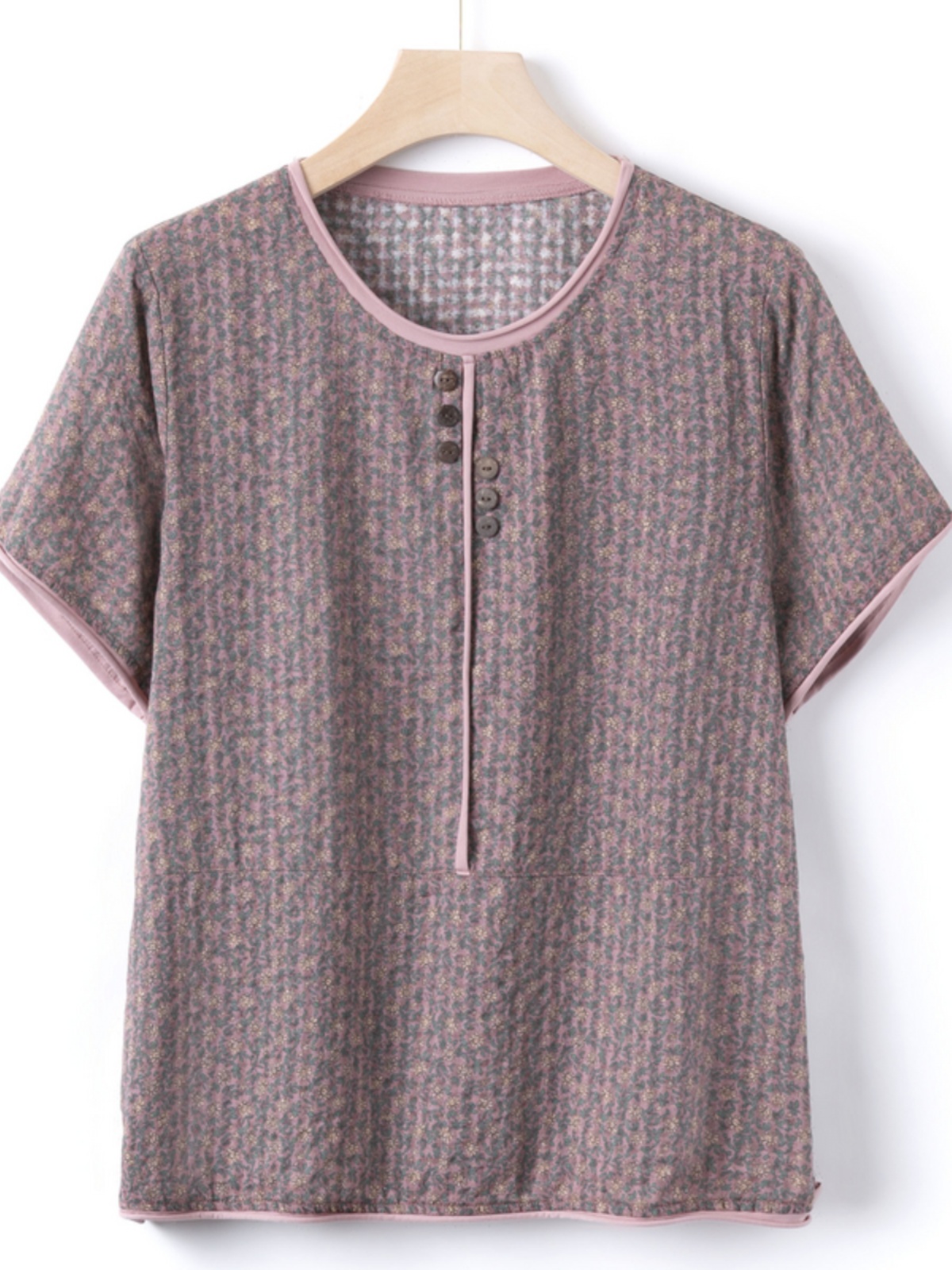 Casual Cotton Silk Short Sleev - đánh giá và giá Summer Clothing Over 60
