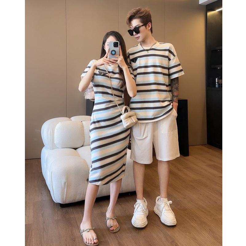 Dad Mom and Baby Matching Stri - đánh giá và giá Summer Clothing Baby