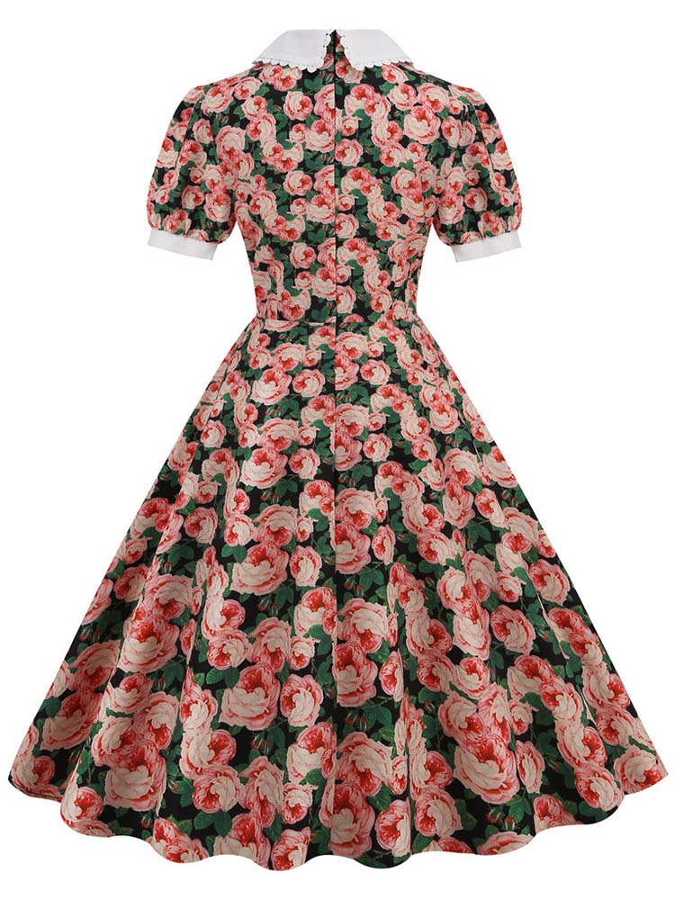 S ~ 3XL Nữ Midi Đầm In Hoa Cổ  - đánh giá và giá Sundress Midi Floral