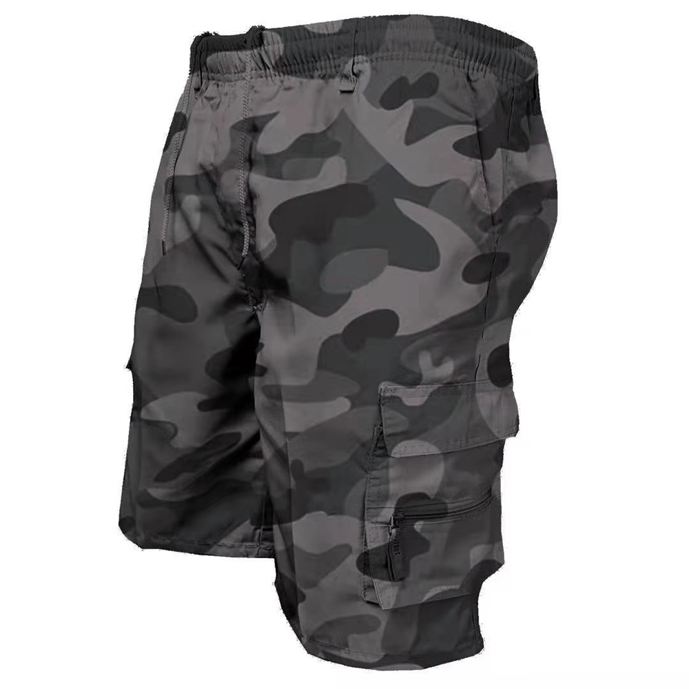 Men's Camouflage Cargo Shorts  - đánh giá và giá Summer Clothing Work