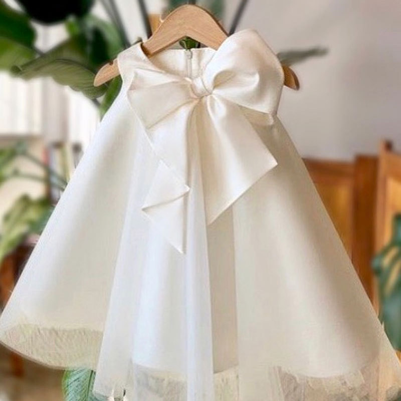 Mùa Hè 2021 Nơ Lớn Đầm Bé Gái  - đánh giá và giá Summer Clothing Baby