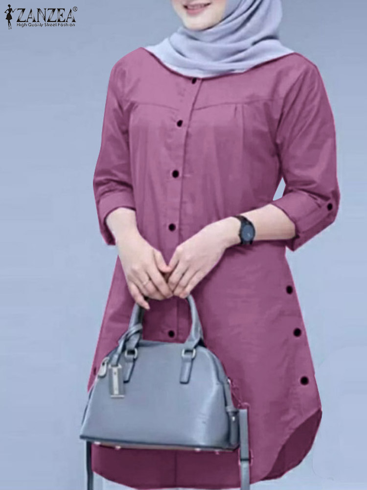 2026 ZANZEA Spring Shirt Fashi - đánh giá và giá Summer Clothing Hijab