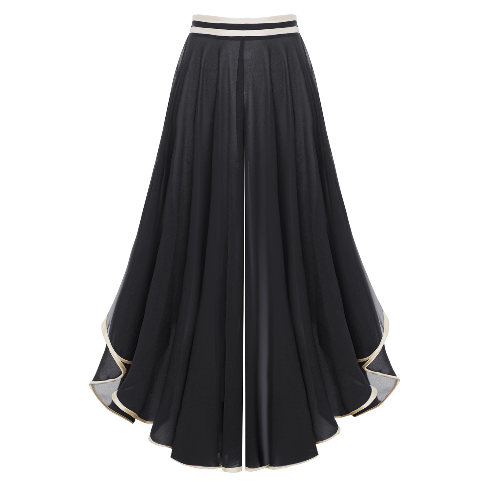 Women Flowy Chiffon Lyrical Da - đánh giá và giá Palazzo Pant Wide