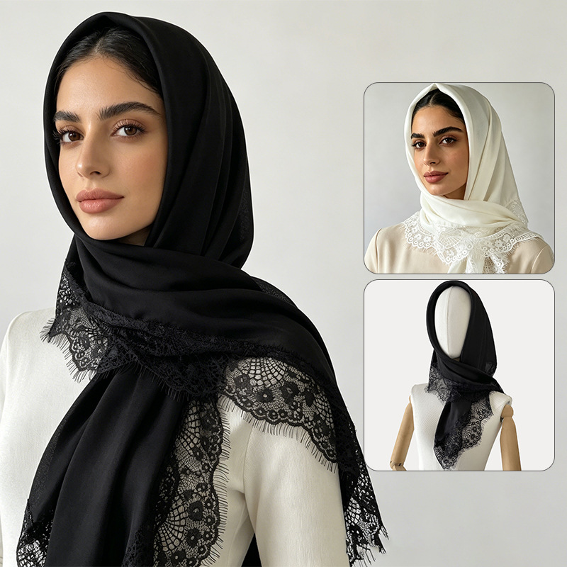 70x70cm Square Scarf Women Lac - đánh giá và giá Summer Clothing Hijab