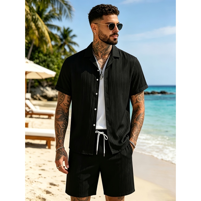 2Men's Summer Casual Suit Set， - đánh giá và giá Summer Clothing Vacation