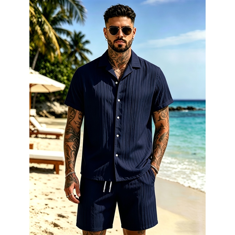 2Men's Summer Casual Suit Set， - đánh giá và giá Summer Clothing Vacation