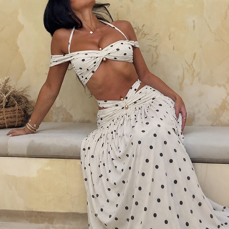 Women Polka Chic Vacation 2 Pi - đánh giá và giá Summer Clothing Vacation