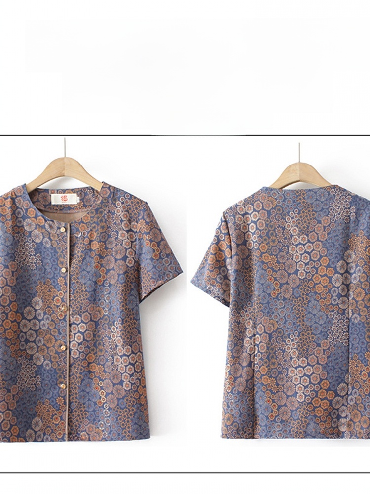 Grandma Style Short Sleeve Two - đánh giá và giá Summer Clothing Over 60
