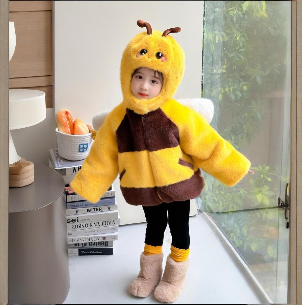 Cartoon Little Bee Girl Cotton - đánh giá và giá Yours Clothing Summer Jackets