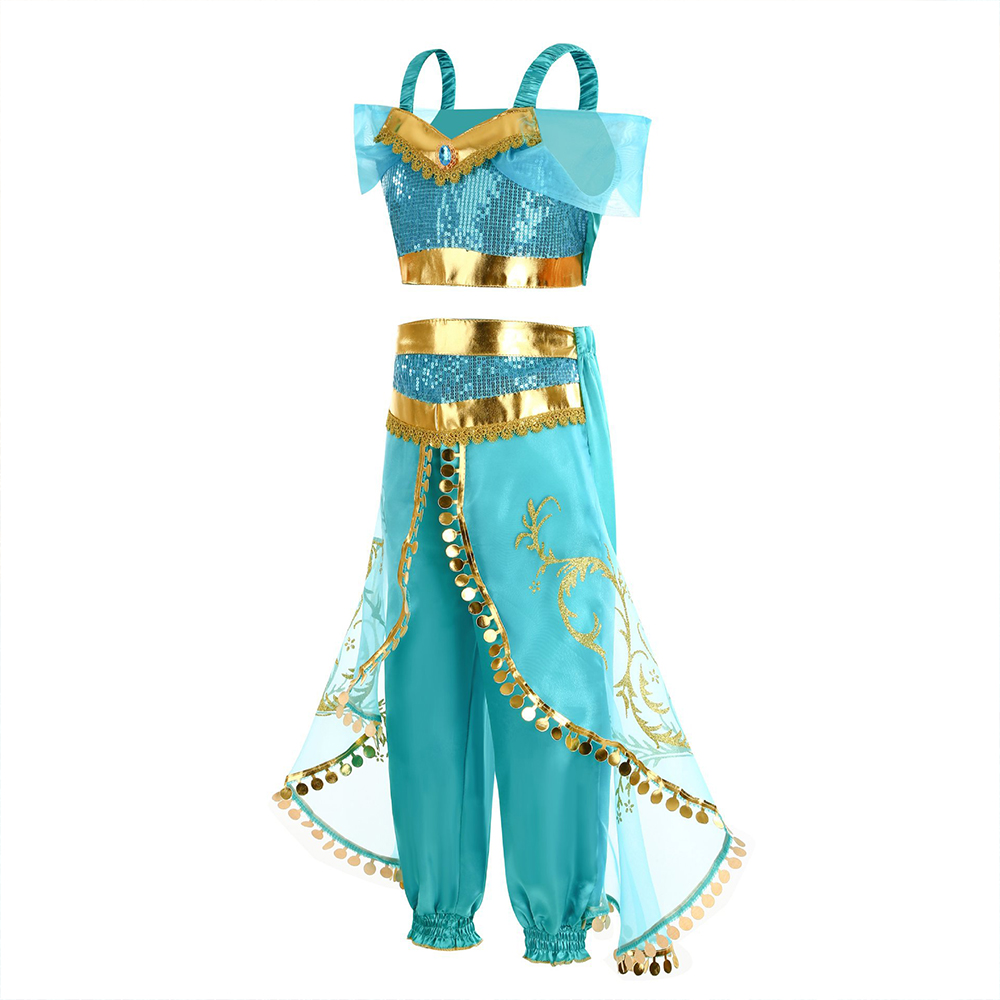 Girls Jasmine Fantasy Costume  - đánh giá và giá Summer Kids Clothing