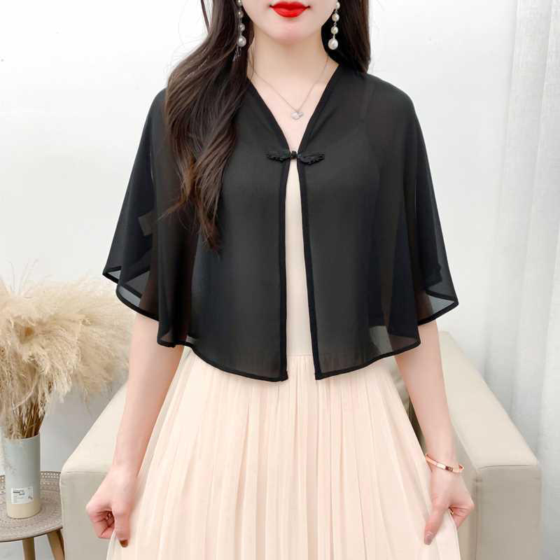 Spring Chiffon Short Outer Wea - đánh giá và giá Summer Clothing Accessories
