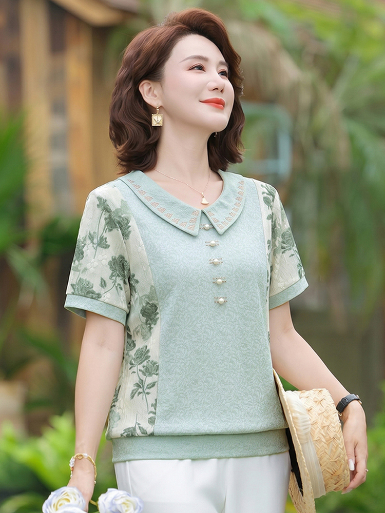 Slimming Short Sleeve T-Shirt  - đánh giá và giá Summer Clothing Over 60
