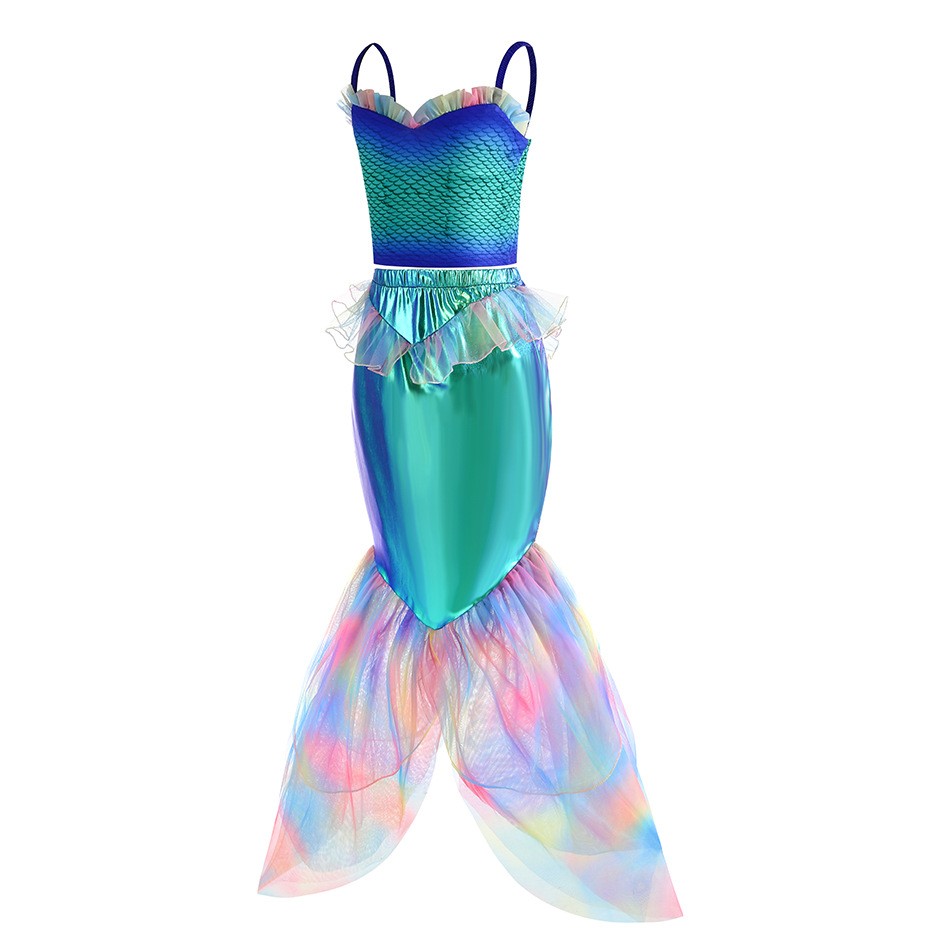 Disney Mermaid Dress Up Costum - đánh giá và giá Summer Kids Clothing