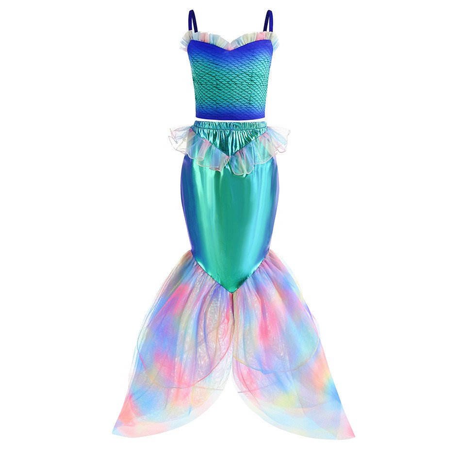 Disney Mermaid Dress Up Costum - đánh giá và giá Summer Kids Clothing