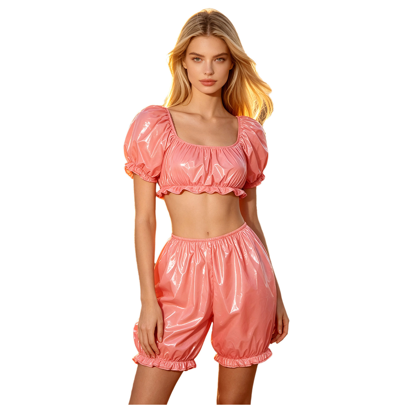 Womens Wet Look PU Leather Clu - đánh giá và giá Summer Clothing For Petite Women