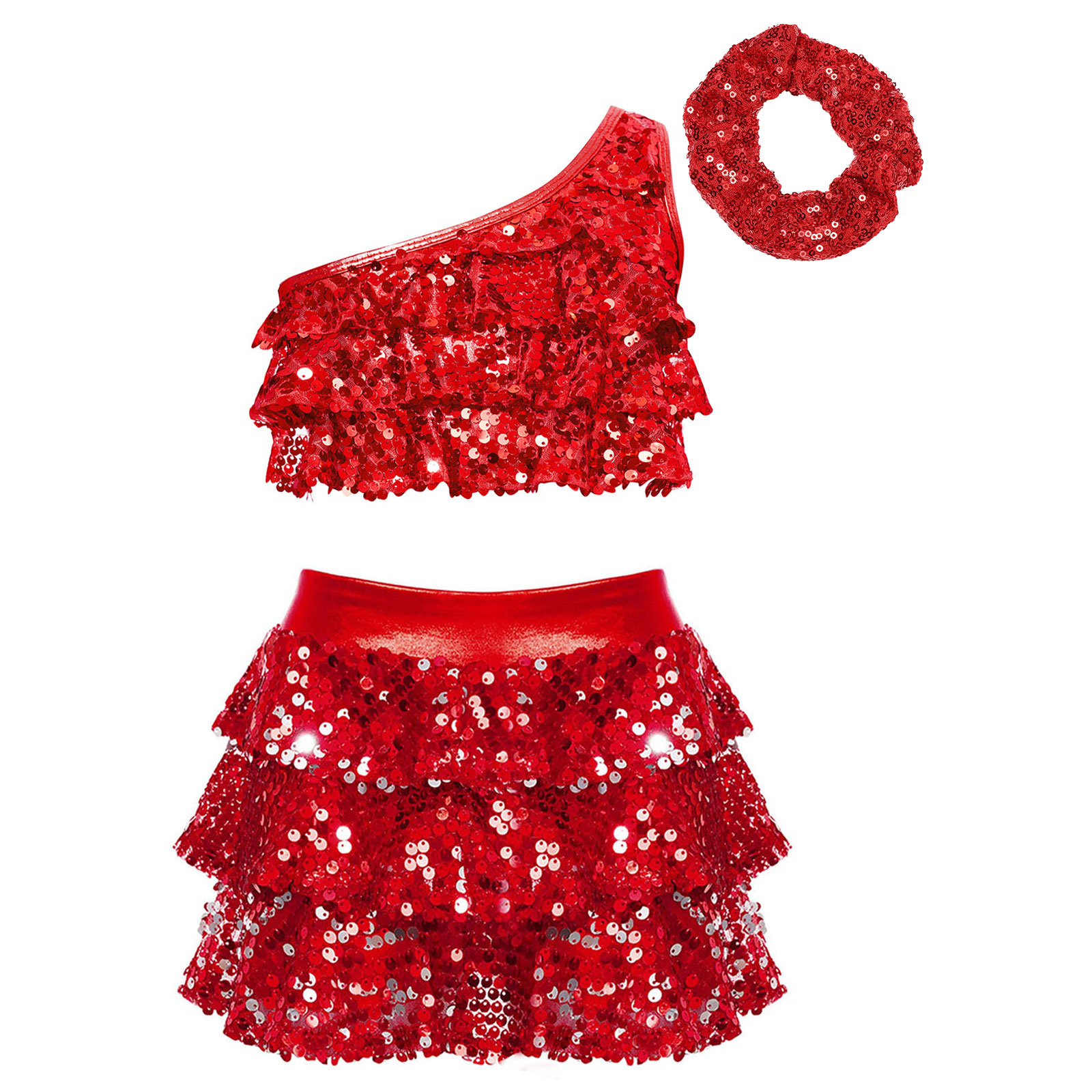Kids Girls Shiny Sequins Latin - đánh giá và giá Summer Kids Clothing