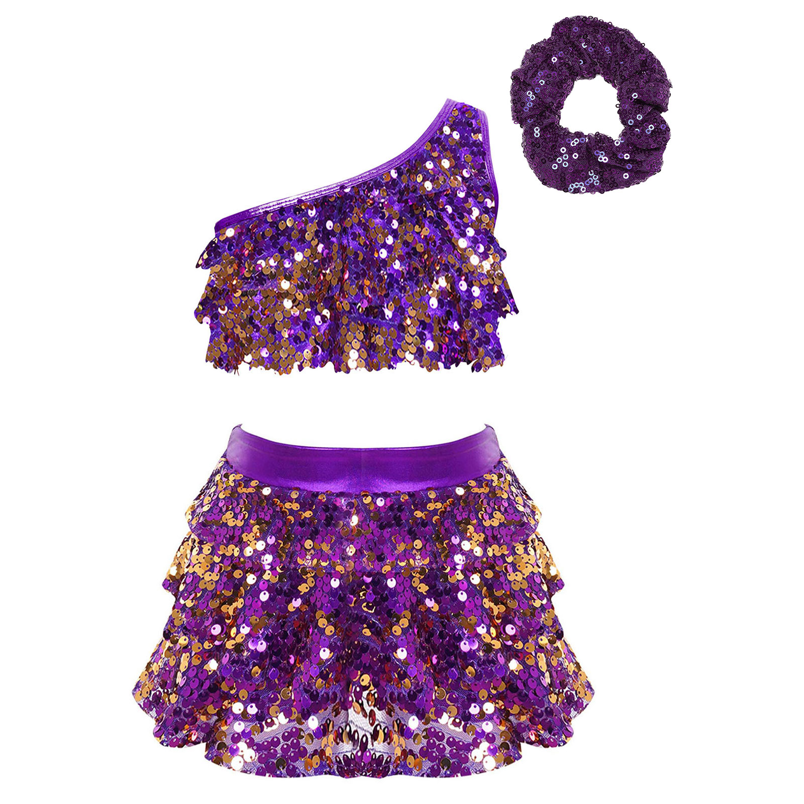 Kids Girls Shiny Sequins Latin - đánh giá và giá Summer Kids Clothing
