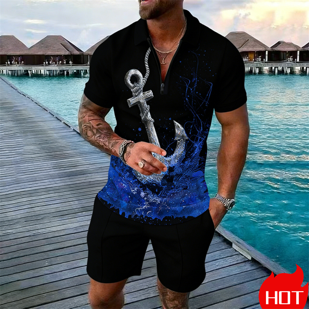 Summer man polo shirt set Vint - đánh giá và giá Summer Clothing Vacation