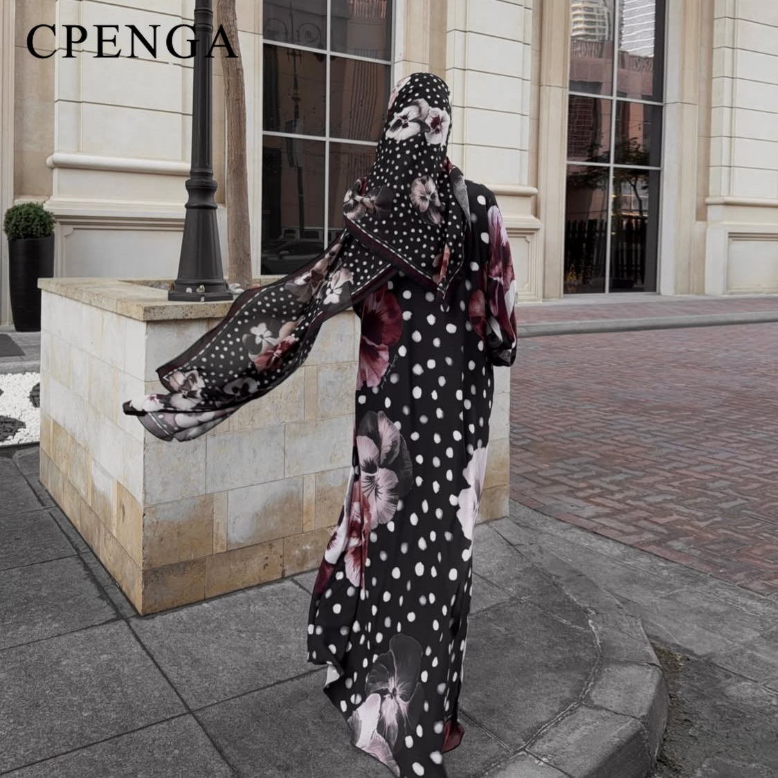 2026 Summer Two Piece Floral P - đánh giá và giá Summer Clothing Hijab