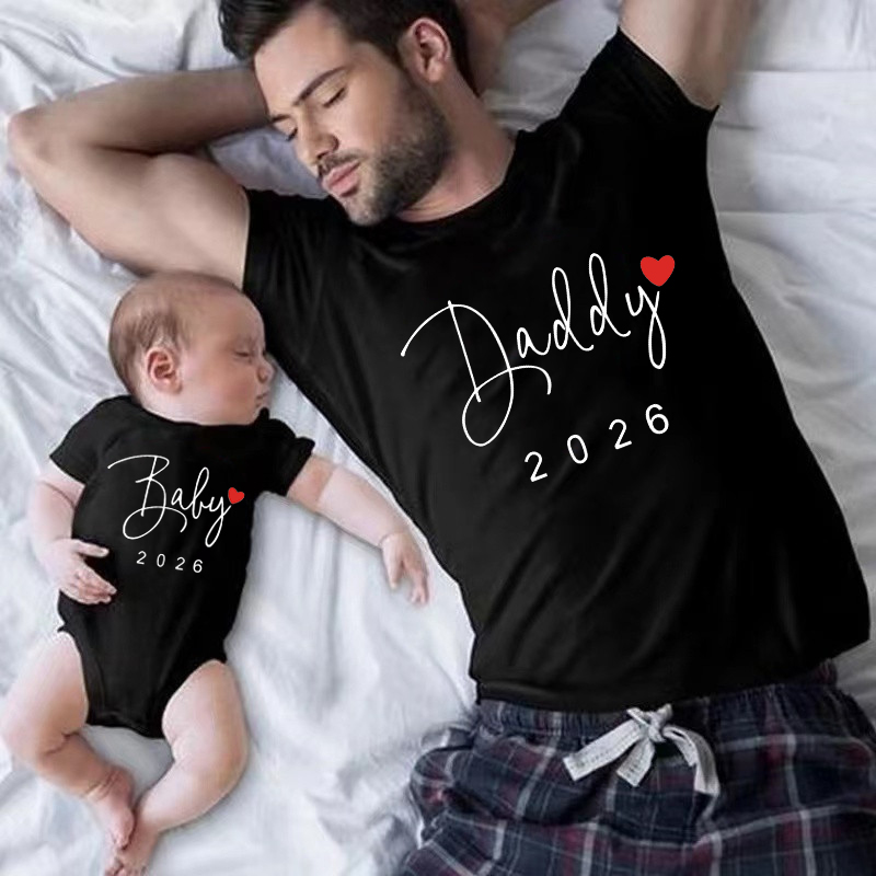 Funny Baby Daddy Mommy 2026 Fa - đánh giá và giá Summer Clothing Baby
